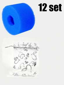 Foam Pool Filter, 6pcs S1 Type Filter Sponges, Swimming Pool Filter Sponge, Foam Pool Filter, Reusable Pool Foam Filter, Suitable For Swimming Pools, Spas, Aquarium Sponge Filters (10.8*7.3cm) - Multicolor - View 12