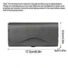 1pc Car Multi-Function Glasses Case, Sun Visor Car Glasses Holder, Car Fashion Glasses Storage Clip - A - View 4