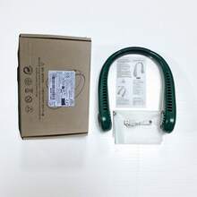 مروحة رقبة محمولة مكيف هواء مروحة تبريد، للاستخدام في الهواء الطلق، ضروري للسفر في الصيف، ضروري للتخييم، ضروري للرحلات البحرية، ضروري للشاطئ، 800mAh، بدون استخدام اليدين، ضروري - مروحة رقبة - مشاهدة 14