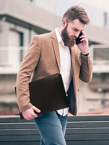 NEWHEY Zipper PU Leather Business Portfolio Notebook, With Letter Size Writing Pad, A4 Folder And Storage Organizer, Interview/Resume Document Organizer, With Document Sleeve, Suitable For Various Occasions, Easy To Match With Various Outfits. Perfect Gift For Business Professionals And Graduates. - Multicolor - View 5