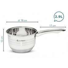 EliteHoff Stainless Steel Saucepan With Glass Lid, 7-Layer Base, Long Handle Cooking Pot For Induction & All Stovetops – 1.5L / 2.1L / 2.9L - View 12