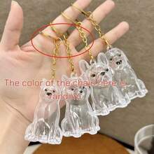 Pet Hair Storage Design Keychain - Well-Crafted Keychain With Sitting Dog Shape And Chain, Perfect For Dog Owners - A Practical And Thoughtful Accessory To Collect And Preserve Pet Hair As A Keepsake - Multicolor - View 7