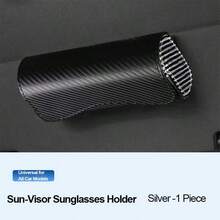 1pc Car Multi-Function Glasses Case, Sun Visor Car Glasses Holder, Car Fashion Glasses Storage Clip - A - View 6