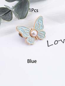 1 Set Waist Tightener, Detachable Butterfly Clip Jeans Button, Suitable For Loose Jeans, Adjustable Waist Buckle Set, No Sewing And Tools Needed, Decorative Butterfly Waist Buckle, Jeans Button Pin - Multi-color - View 20