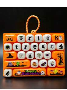1 Peça Brinquedo de Teclado Grade de 26 Teclas para Alívio de Estresse de Halloween, Chaveiro Portátil de Encanto de Bolsa, Presente de Halloween, Presente Perfeito, Envio Aleatório - Multicolorido - Visão 12