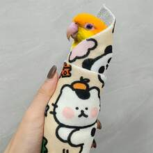Self Adhering Parrot Grooming Wrap, Anti Scratch Pet Bird Restraint Swaddle Wrap, Anti Escape Parrot Wrapping Cloth For Nail Trimming And Medication ,Random Color - Bird Nail Care - View 6