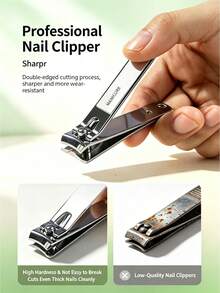 New 6pcs Printed Nail Clipper Set Cute Pet Series Straight Edge Nail Clipper/Angled Nail Clipper/Nail File/Eyebrow Scissors/Ear Pick/Cuticle Pusher Set Multi-Function Portable Manicure Set With Cute Packaging Box Gift Choice - Multicolor - View 8