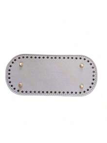 Premium Oval PU Leather Bag Bottom Pad, Pre-Punched Sewing Holes Design, Suitable For Hand Weaving, Sewing Accessories And DIY Crafts, Durable Waterproof And Easy To Use, Ideal Choice For Making DIY Wallets - Multicolor - View 12