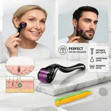 3/2/1-Piece Set: 540/192-Needle Microneedle Roller (Suitable For Face, Scalp, And Facial Hair) - Multicolor - View 6