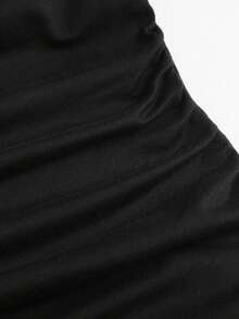 Women Short Dresses - Black - View 6