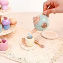 Children's Pretend Play Dessert Afternoon Tea Set, Realistic Kitchen Model, Parent-Child Interactive Educational Toy - Multicolor - View 3