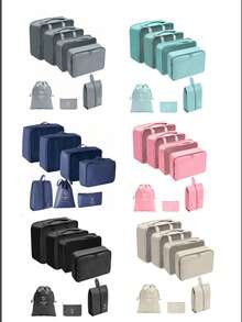 7pcs Travel Storage Bags Luggage Organizer Underwear Panties Storage Bag Clothes Garment Bag Maternity Bag Packing Pouches - Multicolor - View 3