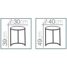 Nesting Tables - Set Of 2 Round Side Tables - View 2