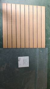 8片加厚 40x40cm 奢華復古木紋格紋自黏壁紙，防水可水洗牆貼，適用於DIY項目，撕貼式簡易安裝，廚房可移除防污磁磚貼 - 木質色 - 查看 10