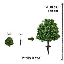 PKFC Artificial Sun-Resistant Cypress Tree With Ground Stake, Potted Faux Pine Greenery, Suitable For Garden Decor, Outdoor Halloween Decoration, Christmas Ornament - Multicolor - View 10