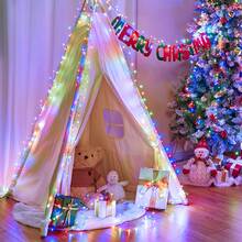 Firecracker Flashing String Lights USB Interface 8 Lighting Modes Waterproof Atmosphere Light Indoor/Outdoor Holiday Decoration - Bronze - View 8