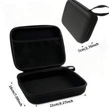 EVA Camera Storage Case Only,Shockproof Compact Carrying Bag For Y2k Digital Camera,Protective Pouch For Camera Battery Charger Cables Photography - Black - View 3