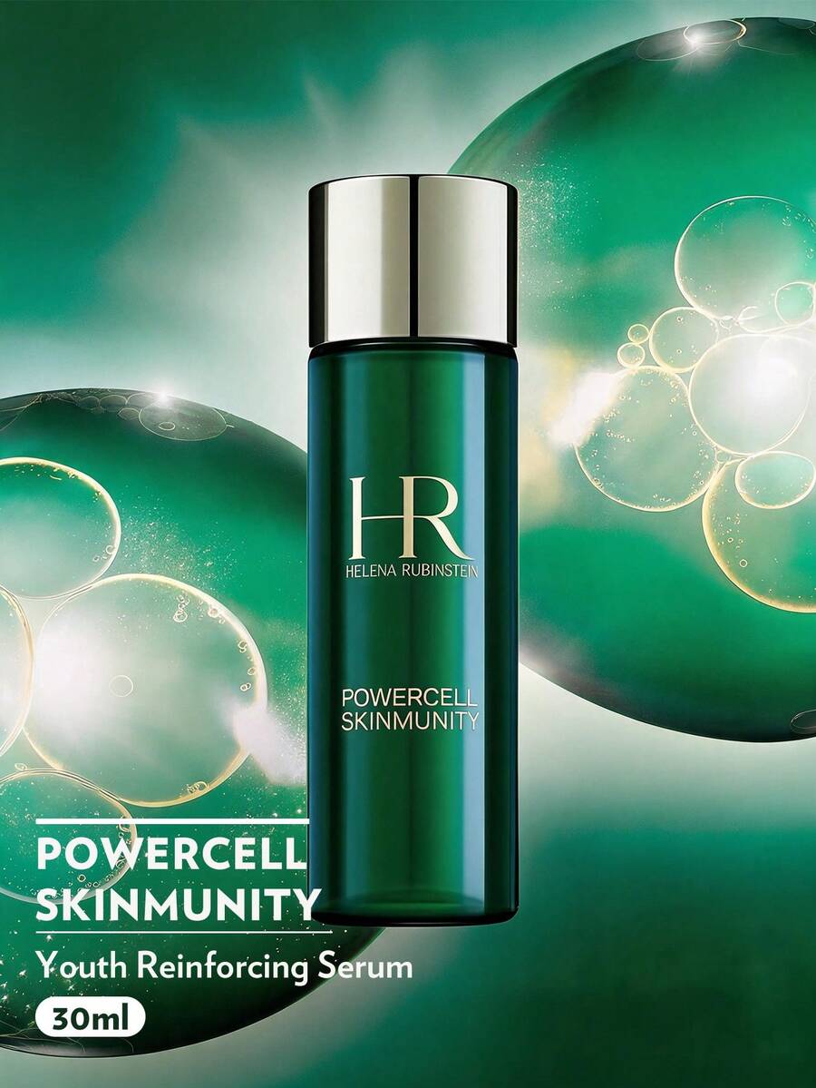 HR Helena Green Bottle Strengthening Repair Essence 30ml | Sea Fennel Stem Cells + Probiotic Complex Repair Barrier Stabilize Anti-Aging Luxury Essence Water - 30ml - View 1