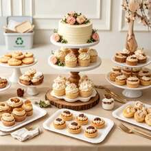 15/30/60pcs Disposable White Rectangular Paper Plates, Lightweight Large Size Bulk Pack, Suitable For Desserts, Cakes, Snacks, Disposable Tableware For Home Dining, Birthday, Wedding, Picnic, BBQ, Holiday And Party - White - View 10