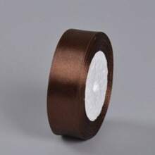 25 Yards Colored Satin Plain Satin Ribbon Gift Roll Packaging DIY Birthday Party Decoration TSC - Multicolor - View 19