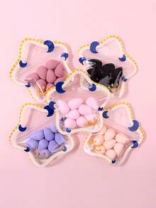 8Pcs Mini Makeup Sponge Set,For Concealer,Foundation, Cream Blending,Reusable Skin‑Friendly Makeup Tools For Makeup Beginners - Multicolor - View 6