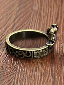 1pc Vintage Ring For Women, Wedding Engagement Party Jewelry, Valentine's Day Gift - 1# - View 3