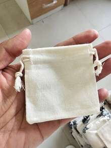 10件/25件客製化圖案抽繩禮品袋－送給她的禮物/送給他的禮物－優雅抽繩封口－個性化圖案/Logo/文字珠寶袋－9*9cm，非常適合婚禮伴手禮、週年紀念 - 彩色 - 查看 11