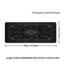 Black Persian Carpet Gaming Accessories Mouse Pad Computer Desk Xxl Mouse Mat Large Mousepad Mice Extra Large For Bears Pc - View 13