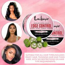 lockmio Women's Edge Control Gel 4Oz, Strong Hold Edge Control Wax, Smooth Frizz And Flyaways, Suitable For Braided Hairstyles, Moisturizing Formula, Non-Greasy, No White Residue, Daily Hair Care, High Shine, Suitable For All Hair Types Women - Full Size - View 7