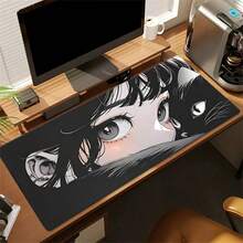 Alas Mouse XXL Motif Kucing dan Gadis untuk PC Gamer, Aksesoris Meja Kawaii, Alas Meja Komputer, Alas Keyboard dan Mouse, Alas Kabinet Anime untuk Bermain Game - View 5
