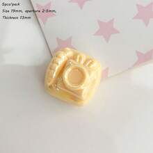 High Quality Acrylic UV Color Camera Vertical Hole Bead, DIY Christmas Holiday Bracelet, Mobile Phone Chain Pendant Accessories - Multicolor - View 16