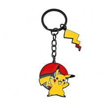 Gantungan Kunci Enamel Logam Pokémon & Bros Enamel Pikachu Psyduck Bulbasaur Jigglypuff Bola Pokémon Kartun Bros Gantungan Kunci Dekorasi Ransel Hadiah Penggemar Anime - MultiWarna - View 17