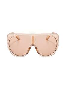 Oversized Fashion Glasses 2026 New Style Sun Protection European & American Cool Personalized Windproof For Women - Multicolor - View 3