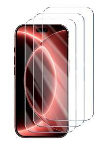 Navigator 3pcs, Compatible With Apple, Anti-Scratch Anti-Fingerprint Waterproof Dust-Proof High-Definition Tempered Glass Screen Protector Compatible With IPhone Ultra/18 Pro Max/18 Pro/18/17e/17 Pro Max/17 Pro/17 Air/17/7/8/X/XS/XR/11/12/13/14/15/16/16 Plus/16 Pro/16 Pro Max/16e/17/17 Air/17 Pro/17 Pro Max/17/17 Air/17 Pro/17 Pro Max. - Clear - View 26
