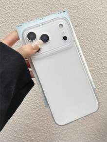 Minimalist Transparent Tactile Phone Case, Compatible With IPhone 17 Pro Max, 17 Pro, 17, 16, 15, 14 Plus, 13 Pro Max, Soft Transparent Back Cover Compatible With IPhone 18 Pro Max, 18 Pro Phone Case - Clear - View 6