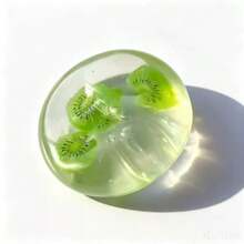 Squishy-Glossy Crystal‑Clear Round , Juicy Vivid Realistic Fruit‑Slice , Soft Springy Portable Hand‑Held ,Squishy,Party Favors For Kids,Finger‑Operated Hand Tool, Ideal Gift For Birthday, Party, - Multicolor - View 10