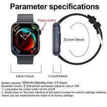 GUHUAVMI 2025 New Smart Watch Series 10, 1.85" High-Definition Full-Fit Touch Screen, Heart Rate/Sleep Monitoring, Wireless Call/Dial, Multiple Sports Modes, Customizable Wallpaper, Unisex Fitness Tracking Smart Watch - Gold - View 11