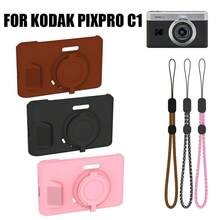 Silicone Camera Protective Case Anti-Scratch Shockproof Body Cover With Lanyard Skin Shell For PIXPRO C1 - View 2
