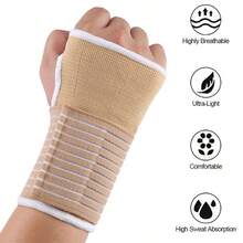 Adjustable Sports Wristband With Compression Support, Provides Wrist Support, Suitable For Men And Women Sports And Fitness - Multicolor - View 12