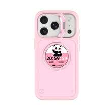 Funda de teléfono con pantalla dinámica inteligente compatible con iPhone | Funda protectora multifuncional - Rosa - Ver 2