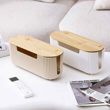 Power Strip Storage Box Cable Organizer Cord Management Box Desktop Cable Tidy Cable Winder Cable Holder - Multicolor - View 3