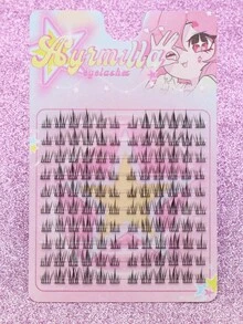 Ayrmilla Sunflower Individual Lash Clusters DIY Eyelash Extensions, Natural‑Spiky Fluffy Segmented Lashes, Soft Light‑Weight Handmade Cluster Lashes, Beginner‑Friendly Reusable Eye Makeup Lashes For Daily Dating Look - C - View 7