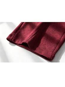 NBCT New Women's Knitted Long Pants, Elastic Waist Drawstring Outdoor Commute Casual Sweatpants - Ankara Red - View 5