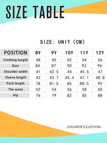 Tween Girl Letter Pattern Embroidered V-Neck Long Sleeve Sweatshirt And Pants - Royal Blue - View 10