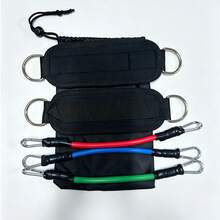 6pcs Ankle Resistance Band Set, Hip-Leg Workout Ankle Straps - Multicolor - View 9