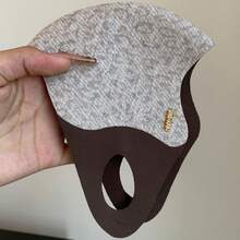 1 chiếc khẩu trang giữ ấm mùa đông, vải nỉ mềm chống gió chống lạnh, thiết kế 3D ôm sát khuôn mặt, màu trơn và họa tiết da báo, có thể tái sử dụng - Nhiều màu - Xem 4