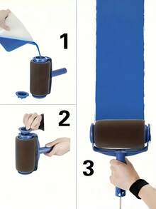 1 Conjunto Kit de Rolo de Pintura Multifuncional - Vários estilos e cores - Visão 11