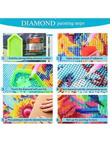Cute Dumpling Pattern Creative Handmade Kit--5D Diamond Painting DIY Handmade Kit, Mosaic Art, Glitter Diamond Sticker Handmade Craft, Fun Dumpling Shape Design, Adult DIY Art Craft, Suitable For Handmade Enthusiasts To Create Creative Collage And Decoration, Can Be Used For Living Room, Bedroom, Study, Office, Dining Table And Desktop Home Decor, Also Can Be Used As A Fun Handmade Gift, Frame Not Included - Sets - View 6