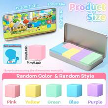 Bộ 36/60 khối xây dựng nam châm du lịch, đồ chơi lắp ráp nam châm STEM, chủ đề Macaron, kèm hộp lưu trữ, tương tác cha mẹ và con cái, phù hợp làm quà khai trường, quà sinh nhật cho bé trai và bé gái 3 tuổi - Nhiều màu - Xem 8