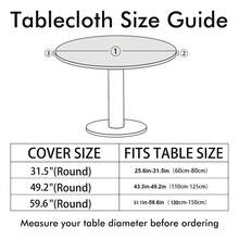 1件大理石紋圓形桌布，極簡風彈性邊緣桌布，柔軟抗皺，防水防油防刮，適用於圓形餐桌、戶外餐廳裝飾、戶外派對、廚房、烘焙、戶外裝飾、戶外露台、早餐、早午餐與派對裝飾 - 彩色 - 查看 8